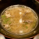 霞町 やまがみ - 熊肉と花山椒の煮麺