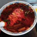 満州ニラら～めんの店 さかえや - 満州ニララーメン（中・辛味増し）