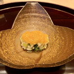 霞町 やまがみ - 生このこと花わさびの飯蒸し