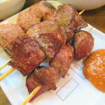 酒蔵 力 - レバーとハツ