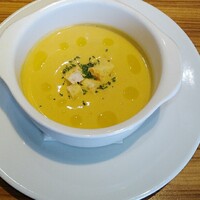 ドラード - にんじんのポタージュ