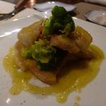 Samwells - 厚切り豚の鉄板焼きアップ