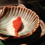 和酒 吟蔵 - 沖縄県産あぐらブタのステーキ　赤柚子胡椒