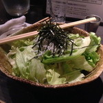 和酒 吟蔵 - 釜揚げしらすとレタスのオイルサラダ