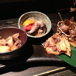 和酒 吟蔵 - 旬の食材を使った前菜色々盛り合わせ