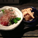 和酒 吟蔵 - 旬の食材を使った前菜色々盛り合わせ