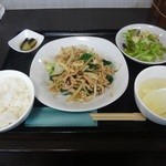 中国菜 香味 - Bランチ('13/3)  豚細切りと色々野菜の胡椒炒め