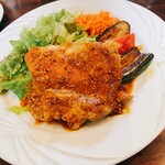 ふらんす食堂M - 料理写真:鶏もも肉のコンフィ　マスタードソース