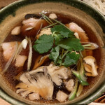 草庵 - 鴨のつけ汁です♪