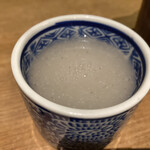 草庵 - 蕎麦湯