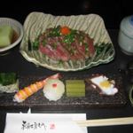 和食もみじ - 豊後牛たたき膳