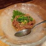 Sushi Robatayaki Nihonshu Roppou - 鮪のど肉のユッケ