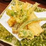 かわな - 春野菜の天ぷら