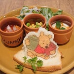 kawara CAFE＆KITCHEN - ハニーポットのデリプレート(1,490円)