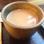 里山カフェ - 有機コーヒー+牛乳