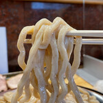 中華蕎麦 とみ田 - 食券渡すときに言えば全粒粉縮れ極太麺にできます