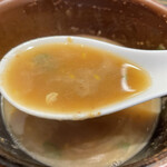 中華蕎麦 とみ田 - スープ割