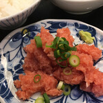 鳴子ホテル - マグロすきみ。これ好きー。