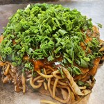 Hiroshima Fuu Okonomiyaki Gonchan - 広島焼きネギのせ　1000円+200円で大盛り