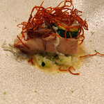 キュイエット - 下のリゾットが上品で繊細で超うまい。