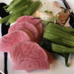 鳴子ホテル - 絶品！お漬物。