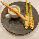 キュイエット - 新玉のスープがとんでもなく美味かった。