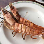 鳴子ホテル - 海老の塩焼き