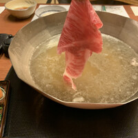 北新地しゃぶしゃぶすき焼き きらく - しゃぶしゃぶと軽くね♪