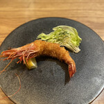 洋食 川ぎし - エビフライ