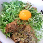 麺や マルショウ - 山系ドラゴン辛味噌まぜそば(2013/2)