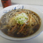 原木そば - かき揚げそば