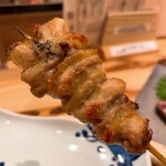 焼鳥 空 - 五本セット 1460円
      丸ハツ、極上もも、つくね、砂肝、ちょうちん
