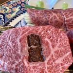 焼肉 肉萬 - ローストビーフになるイチボ