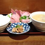 田中水産 - 刺身定食(華)とん汁変更