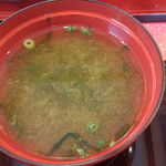 かつ源 - 磯のり汁
