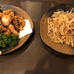 志庵 - ピリ辛ネギメンマとタコ唐