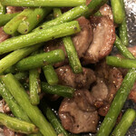 志庵 - ニンニクの芽と砂肝