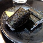 磯のがってん寿司 - ｶﾝﾋﾟｮｳ巻(1つ食べてる)