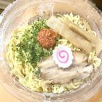 ちゃーしゅうや武蔵 - からし味噌ラーメンの麺＆具