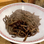 双喜紋 - トッピングのキクラゲ！