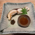 炭火割烹 蔓ききょう - 旬焼魚　カンパチ