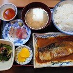 Ajidokoro Hamamasu - さば味噌煮定食　680円
