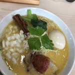 ラーメン専科 竹末食堂 - 濃厚鷄　だし味玉塩こってり✨