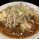 豚風。 - 限定『ボン・ゴレ・ミーソ♪』（1,100円）、ニンニクコール