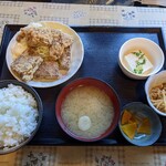 てんぺい - まぐろ唐揚定食