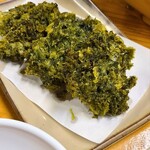 やいろ亭 - 青さの天ぷらある意味のり塩チップス