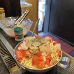 笑力 - トマトバジルチーズもんじゃ