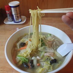 めん処いなば - しおラーメン（麺）