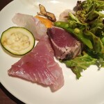 トラットリア ヴィヴァーチェ - 次男の取り分けセンスが光る〜とても、美味しそうでしょ。(笑)