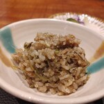 傳 - (2022/5 訪問)実山椒のスカッとした香りと鴨脂のコクが相まった癖になる味わい。